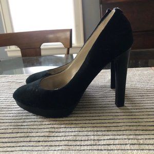MICHAEL KORS Black Suede Pumps - Sz 9.5